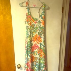 Lilly Pulitzer Aster crochet knit maxi dress
